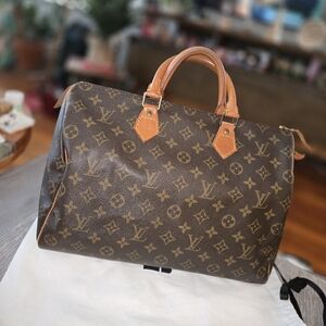 Louis Vuitton Vintage Monogram Speedy Boston 35
